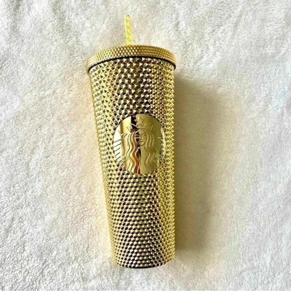 ✨Starbucks Holiday 2022 Gold Tumbler✨